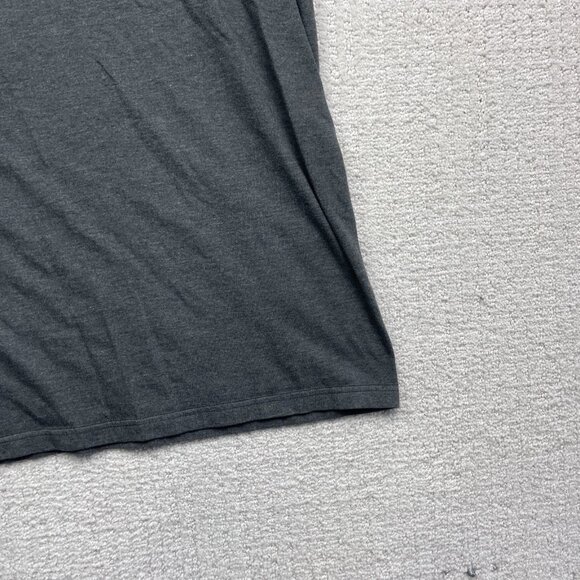 Y2K Volcom T-Shirt Men L Gray Minimalist Logo Tee Surf Skate Casual Summer Read - Picture 15 of 16